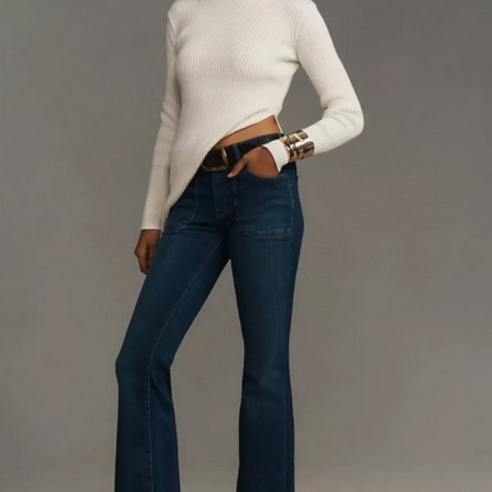 The Icon Flare Jeans by Pilcro: Low-Rise Edition